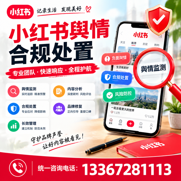 琼海小红书舆情合规处置